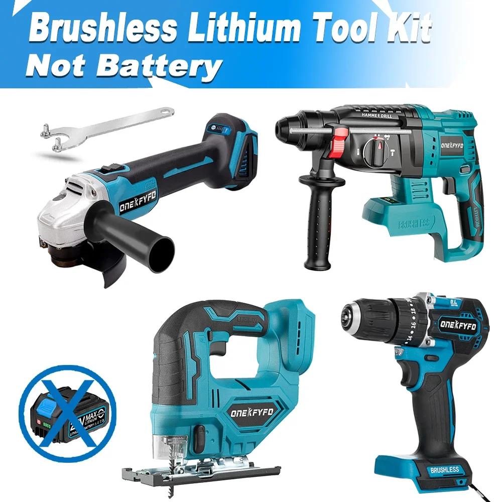 Набор электроинструментов ONEKFYFD 4 в 1 18 В
Набор электроинструментов ONEKFYFD 4 в 1 18 В