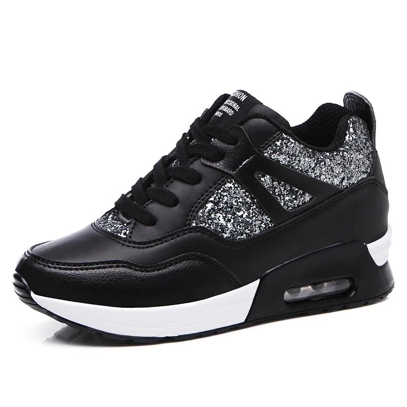 2022 Women 7CM Increase Platform Sneakers High Heeld Wedge Sneakers for Women Ladies Sneakers Lace Up Shoes Girls Glitter Shoe
2022 Women 7CM Increase Platform Sneakers High Heeld Wedge Sneakers for Women Ladies Sneakers Lace Up Shoes Girls Glitter Shoe