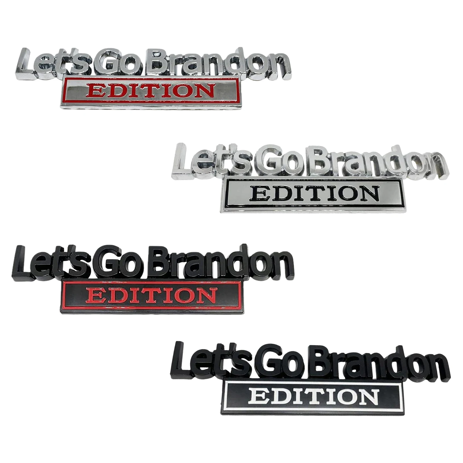 New Let's-Go-Brandon 3D Alloy Sticker Car Body Emblem Decal 3D Car Sticker Waterproof Sticker Car Styling Tailgate Badge
New Let's-Go-Brandon 3D Alloy Sticker Car Body Emblem Decal 3D Car Sticker Waterproof Sticker Car Styling Tailgate Badge