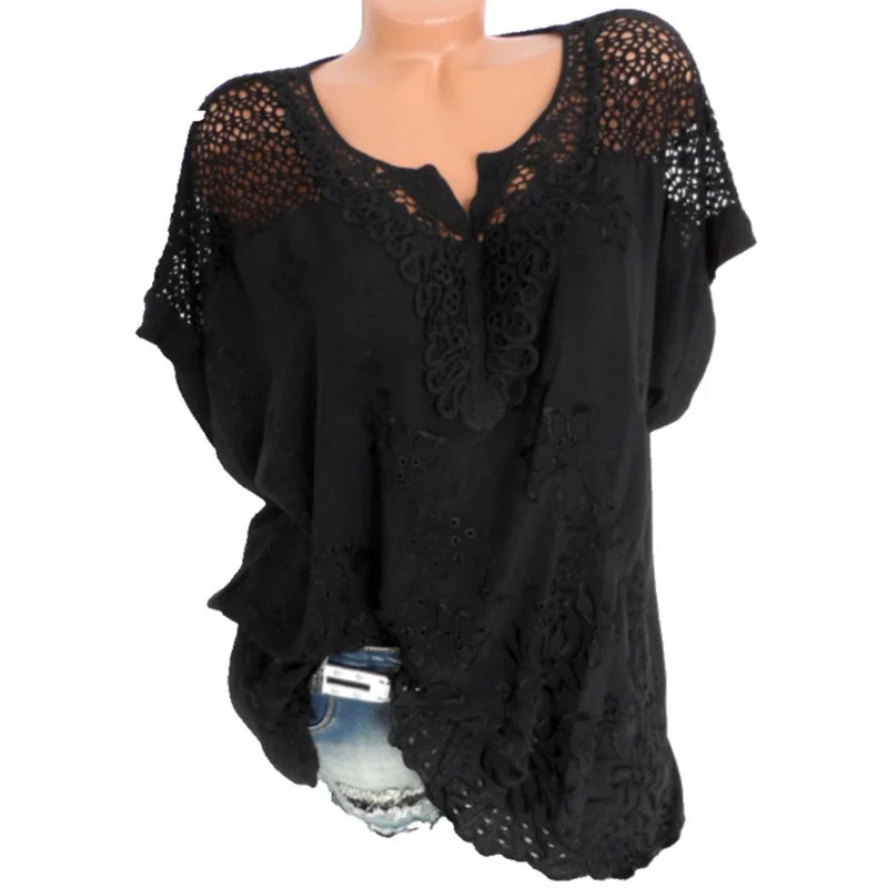 2022 Women Shirts Summer Spring Casual Lace Shirt For Women Tops And Blouses Long Sleeve Red Black Ladies Shirts
2022 Women Shirts Summer Spring Casual Lace Shirt For Women Tops And Blouses Long Sleeve Red Black Ladies Shirts