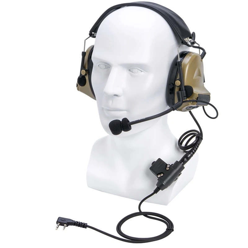 U94 Headphones For Baofeng Kenwood Silicone Earmuffs Outdoor Hunting Sports Noise Cancelling Walkie Talkie Headphones 
U94 Headphones For Baofeng Kenwood Silicone Earmuffs Outdoor Hunting Sports Noise Cancelling Walkie Talkie Headphones
