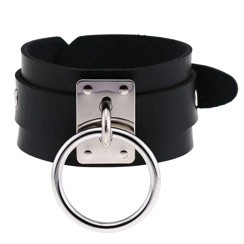 Punk Metal O-Round Leather Bracelet Men Women Wide Cuff Bracelets & Bangles Male Sexy Gothic Fashion Unisex Party Jewelry Gift
Punk Metal O-Round Leather Bracelet Men Women Wide Cuff Bracelets & Bangles Male Sexy Gothic Fashion Unisex Party Jewelry Gift