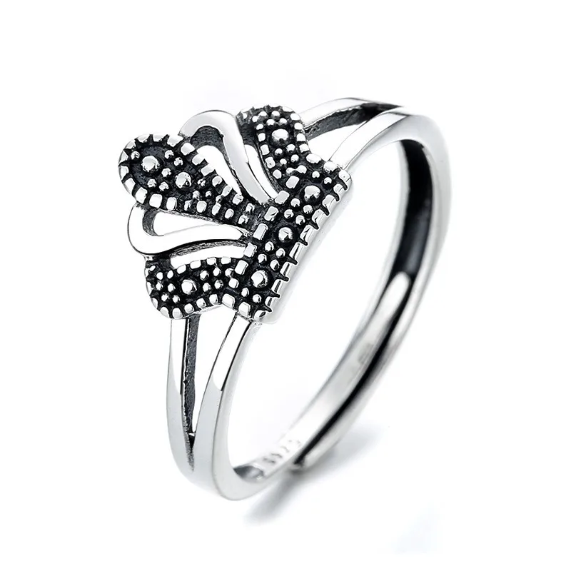 295FJ ZFSILVER Silver S925 Fashion Adjustable Retro Luxury Creative Hop-hip Hollow Sweet Crown Rings Girl Women Wedding Jewelry
295FJ ZFSILVER Silver S925 Fashion Adjustable Retro Luxury Creative Hop-hip Hollow Sweet Crown Rings Girl Women Wedding Jewelry