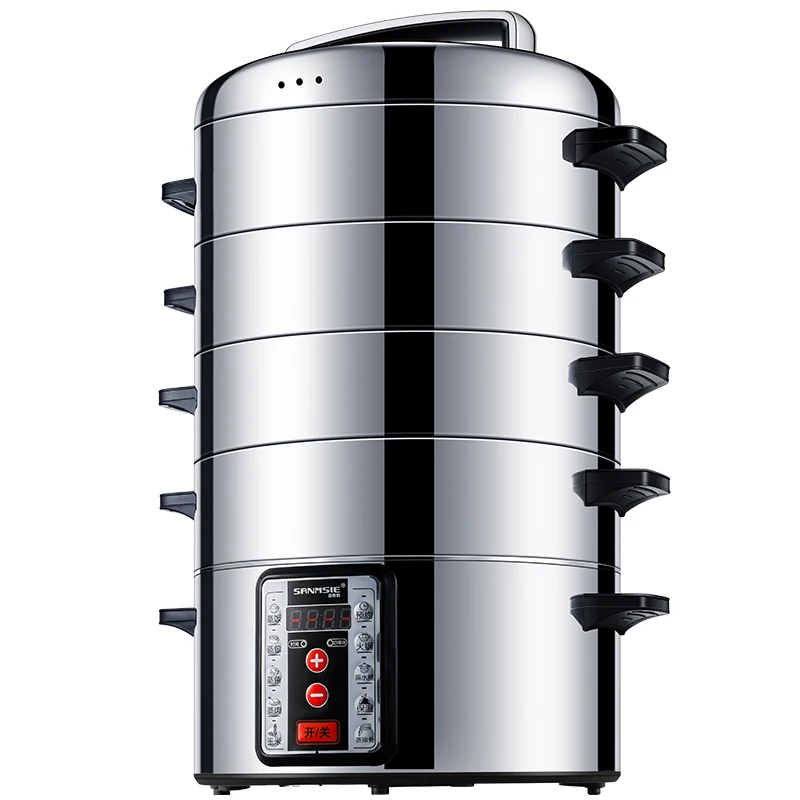 Electric Steamer 32cm 220V Multifunctional Household and Commercial Stainless Steel Multi-layer Large Capacity Electric Steamer
Electric Steamer 32cm 220V Multifunctional Household and Commercial Stainless Steel Multi-layer Large Capacity Electric Steamer