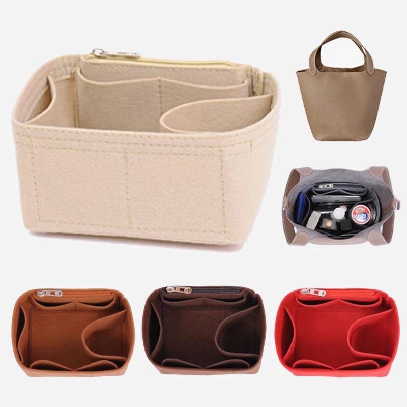 Portable Storage Organizer Tote Makeup Cosmetic Bags Inner Bucket Bags Felt Insert Bag Travel Multifunction Portable Handbag
Portable Storage Organizer Tote Makeup Cosmetic Bags Inner Bucket Bags Felt Insert Bag Travel Multifunction Portable Handbag