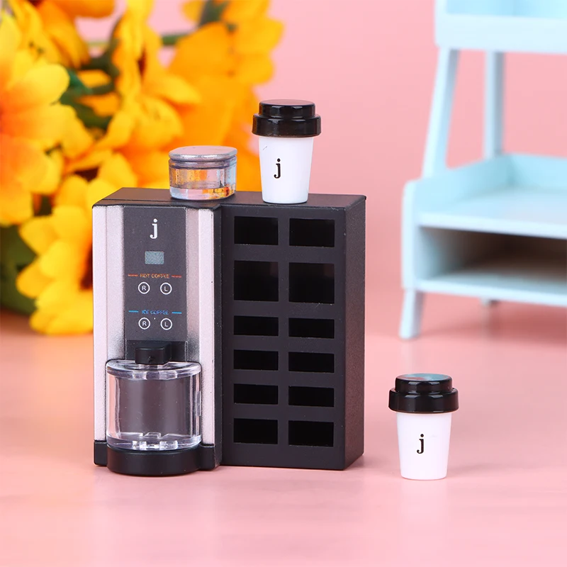 1Set 1:12 Miniature Coffee Maker with Coffee Cups Dollhouse Coffee Machine Coffee Maker Toy Kids Coffee Machine
1Set 1:12 Miniature Coffee Maker with Coffee Cups Dollhouse Coffee Machine Coffee Maker Toy Kids Coffee Machine
