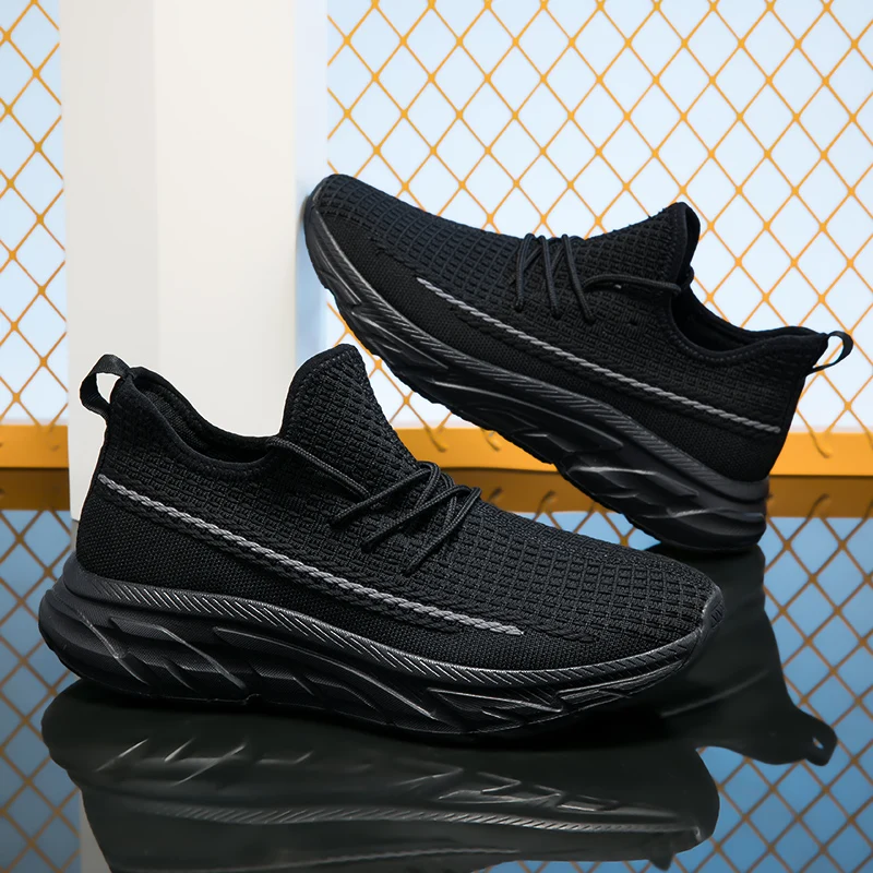Men's Sneakers Running Shoes Knit Athletic Sports Jogging Trainers Comfortable Walking Gym Shoes Mesh Fabric Lace Up Outdoor
Men's Sneakers Running Shoes Knit Athletic Sports Jogging Trainers Comfortable Walking Gym Shoes Mesh Fabric Lace Up Outdoor