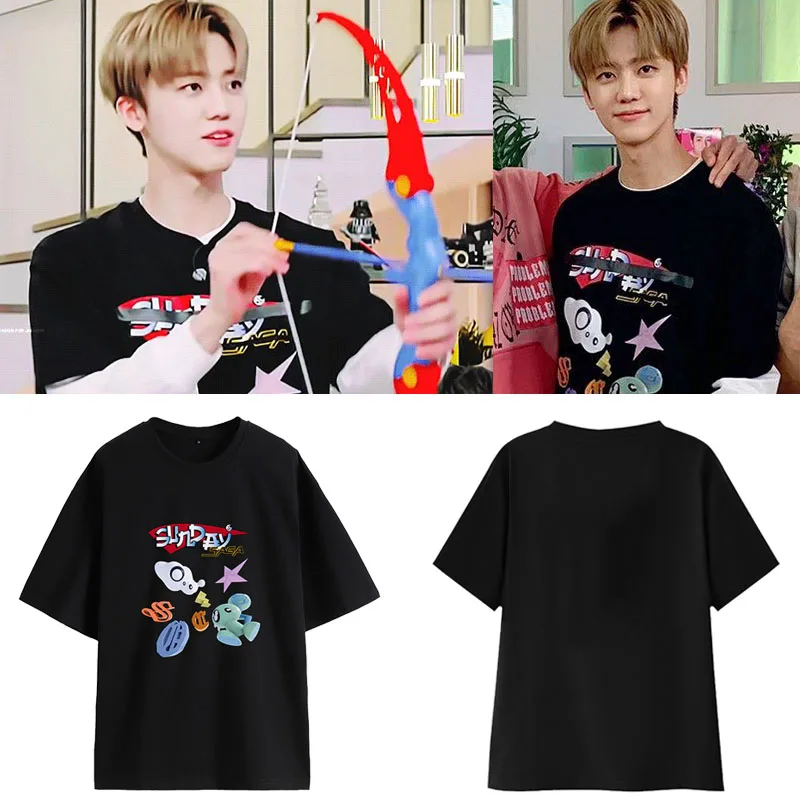 Новая корейская мода K Pop Kpop NCT DREAM, Женская Футболка Harajuku уличная одежда, футболки Tops
Новая корейская мода K Pop Kpop NCT DREAM, Женская Футболка Harajuku уличная одежда, футболки Tops