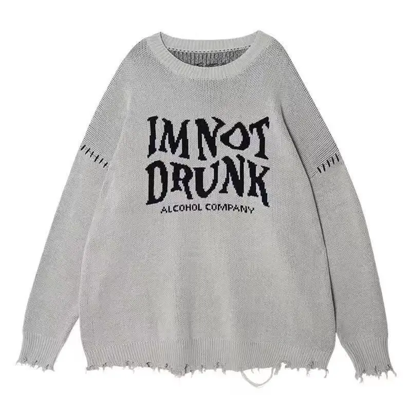 Gothic streetwear oversized sweater ladies punk retro letter print sweater hollow loose hundred casual tops Y2K pullover
Gothic streetwear oversized sweater ladies punk retro letter print sweater hollow loose hundred casual tops Y2K pullover