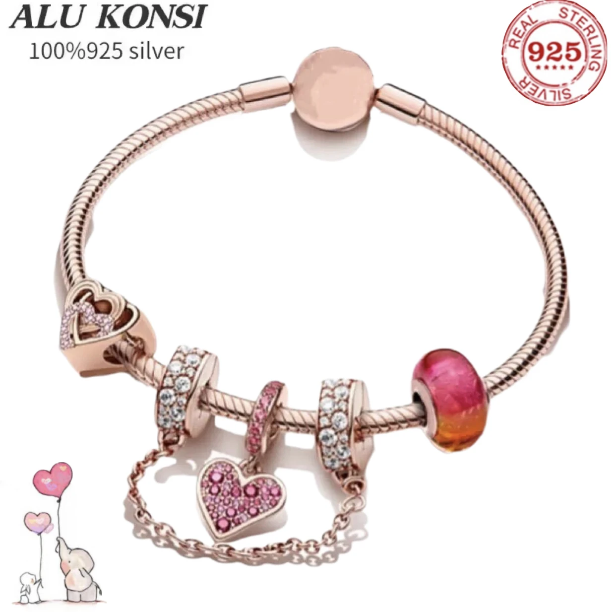 Hot Sale fit Original pan Bracelet for Women Real 100% 925 Sterling Silver Chain Bangle Charms DIY high quality Jewelry
Hot Sale fit Original pan Bracelet for Women Real 100% 925 Sterling Silver Chain Bangle Charms DIY high quality Jewelry