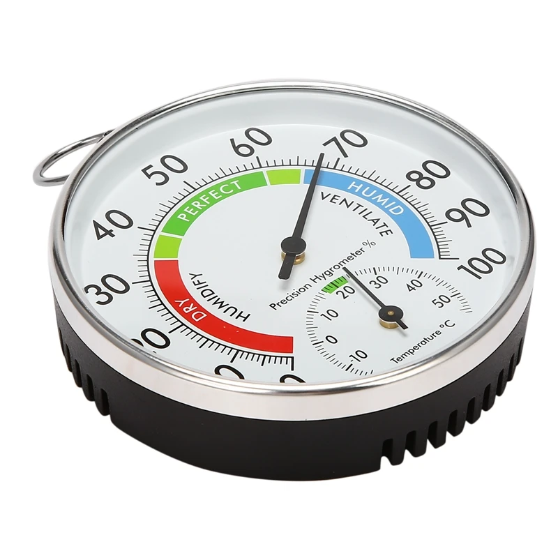 Temperature And Humidity Analog Indicator Indoor Outdoor Thermometer Hygrometer L15
Temperature And Humidity Analog Indicator Indoor Outdoor Thermometer Hygrometer L15