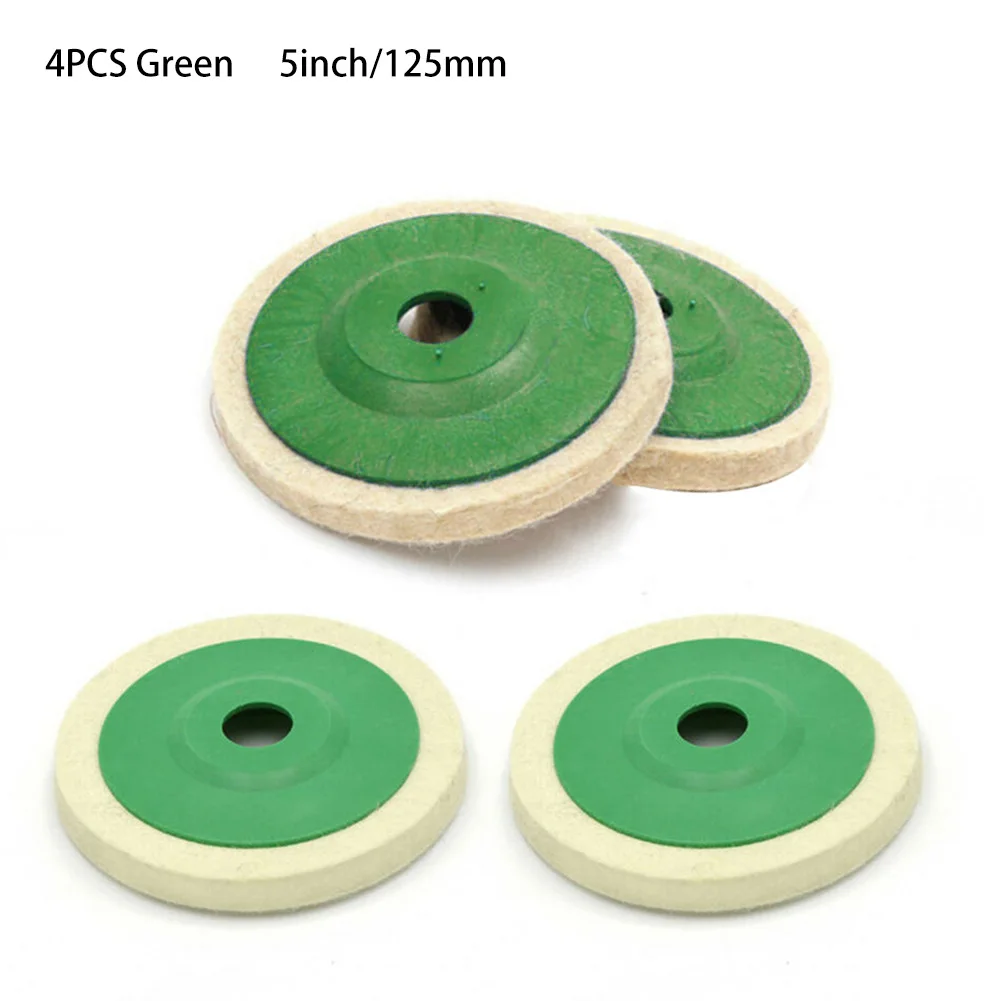 4Pcs 125mm 5Inch Wool Buffing Grinder Wheel Felt Polishing Disc Pad Set Tool Woodworking Thickness Polishing Disc Pads
4Pcs 125mm 5Inch Wool Buffing Grinder Wheel Felt Polishing Disc Pad Set Tool Woodworking Thickness Polishing Disc Pads