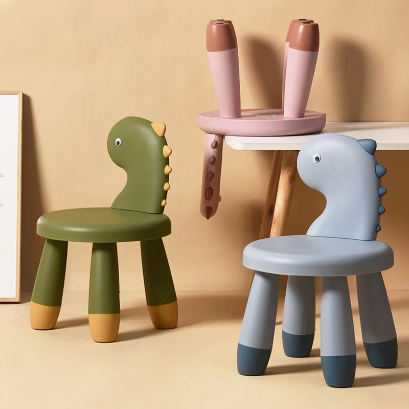 Nordic Cute Dinosaur Back Chair Kindergarden PP Plastic Children's Stool Home Antiskid Cartoon Shape Dinner Chair
Nordic Cute Dinosaur Back Chair Kindergarden PP Plastic Children's Stool Home Antiskid Cartoon Shape Dinner Chair