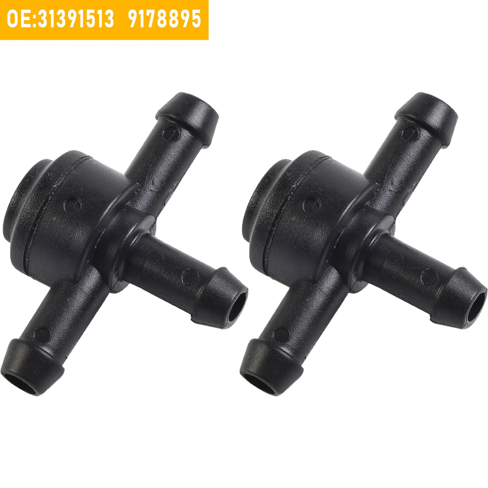 2Pcs For Volvo C30 S40 V50 Windscreen Washer Valve T Valves 3 Way Washer Check Valve Plastic Washer Nozzle 31391513
2Pcs For Volvo C30 S40 V50 Windscreen Washer Valve T Valves 3 Way Washer Check Valve Plastic Washer Nozzle 31391513