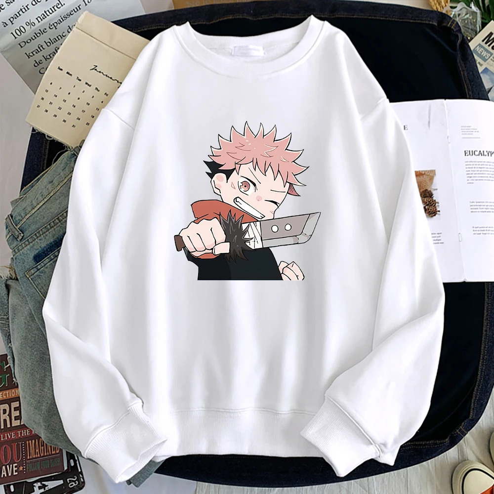 Kawaii Jujutsu Kaisen Manga Pullover Male Loose Casual Sweatshirt Creative Garaphic Hoodies Street Harajuku Women Men Sportswear
Kawaii Jujutsu Kaisen Manga Pullover Male Loose Casual Sweatshirt Creative Garaphic Hoodies Street Harajuku Women Men Sportswear