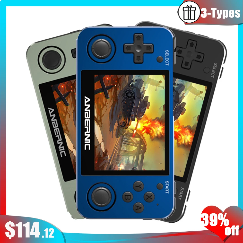 Protable Handheld Game Consoles For ANBERNIC RG351MP Mini Pocket Gaming Video Console 128G 3.5 Inch IPS Screen Boys Gift
Protable Handheld Game Consoles For ANBERNIC RG351MP Mini Pocket Gaming Video Console 128G 3.5 Inch IPS Screen Boys Gift