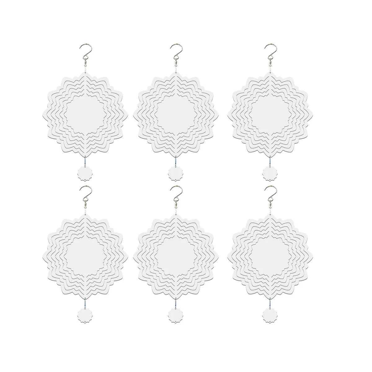 6Pcs Sublimation Wind Spinner Blanks 3D Wind Spinners Hanging Wind Spinners for Outdoor Garden Decoration Q-8 Inch
6Pcs Sublimation Wind Spinner Blanks 3D Wind Spinners Hanging Wind Spinners for Outdoor Garden Decoration Q-8 Inch