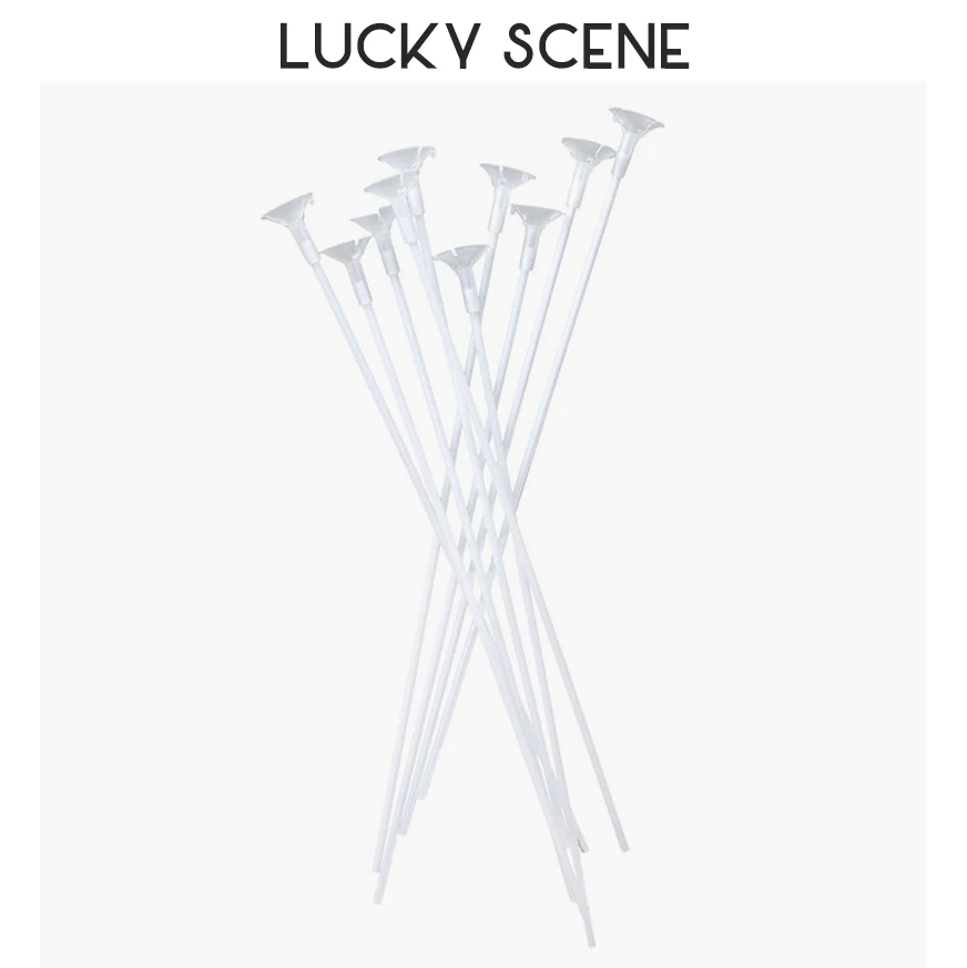 Pure White Hand-Held Balloon Stick 10 Party Accessories For Festive Wedding Party S00020
Pure White Hand-Held Balloon Stick 10 Party Accessories For Festive Wedding Party S00020