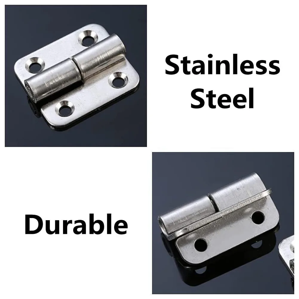6PCS Door Hinges Stainless Steel Left Right Detachable Flag Hinges For Cabinets Wardrobes Lift Off Hinge With Screws
6PCS Door Hinges Stainless Steel Left Right Detachable Flag Hinges For Cabinets Wardrobes Lift Off Hinge With Screws