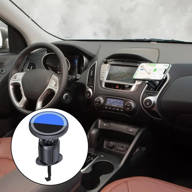 

Car Cellphone Holder Flexible Strong Magnetic Phone Clip Universal 360 Degrees Rotation Car Holder Wireless Cell Phone Holder