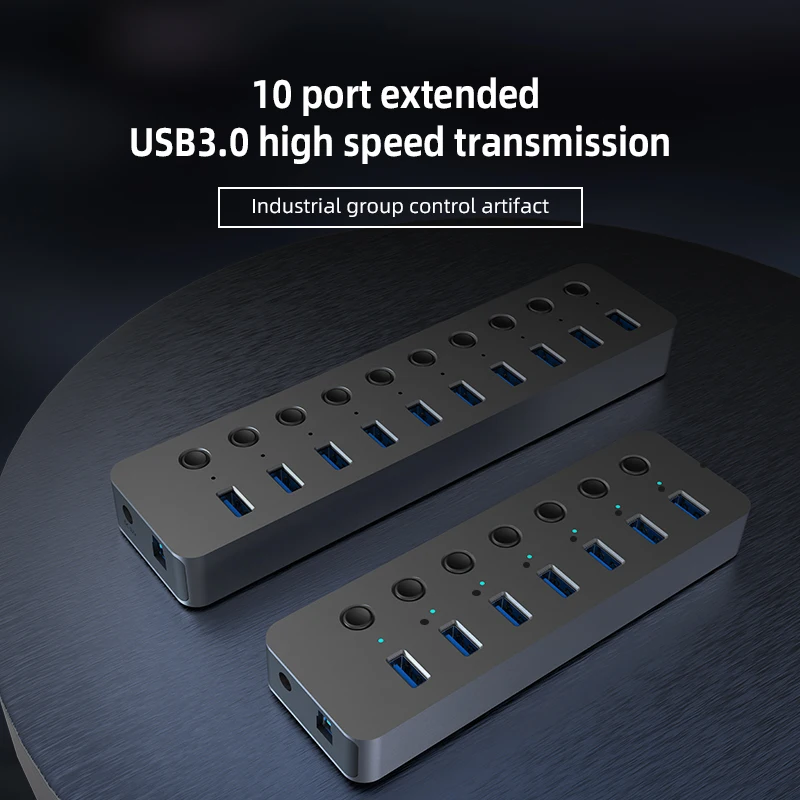 2022.USB Hub 3.0 USB High Speed 7/10 Port Aluminum Alloy Shell Splitter Independent Switch Adapter for PC Accessories
2022.USB Hub 3.0 USB High Speed 7/10 Port Aluminum Alloy Shell Splitter Independent Switch Adapter for PC Accessories