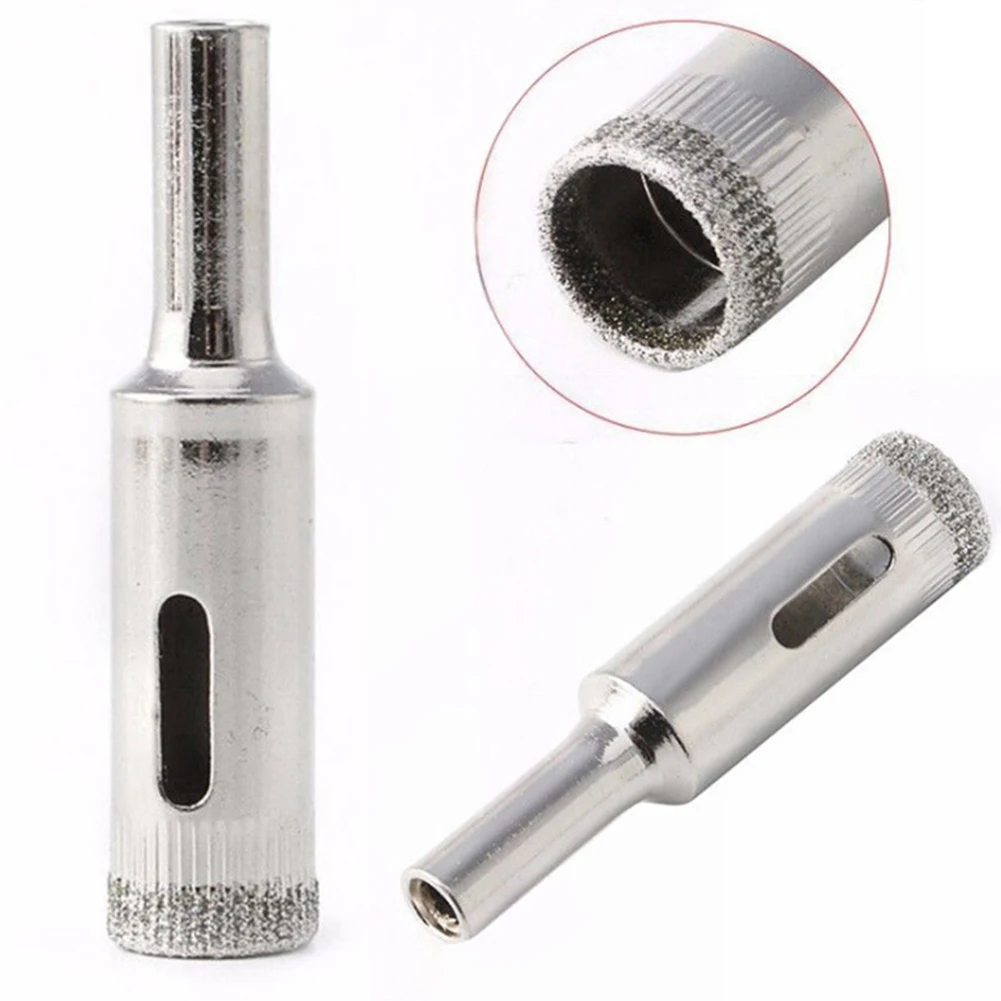5pcs Diamond Hole Saw Drill Bit Set 6-14mm Silver For Drilling Glass Ceramic Tile Marble Brick Stone Power Tool Accessories
5pcs Diamond Hole Saw Drill Bit Set 6-14mm Silver For Drilling Glass Ceramic Tile Marble Brick Stone Power Tool Accessories