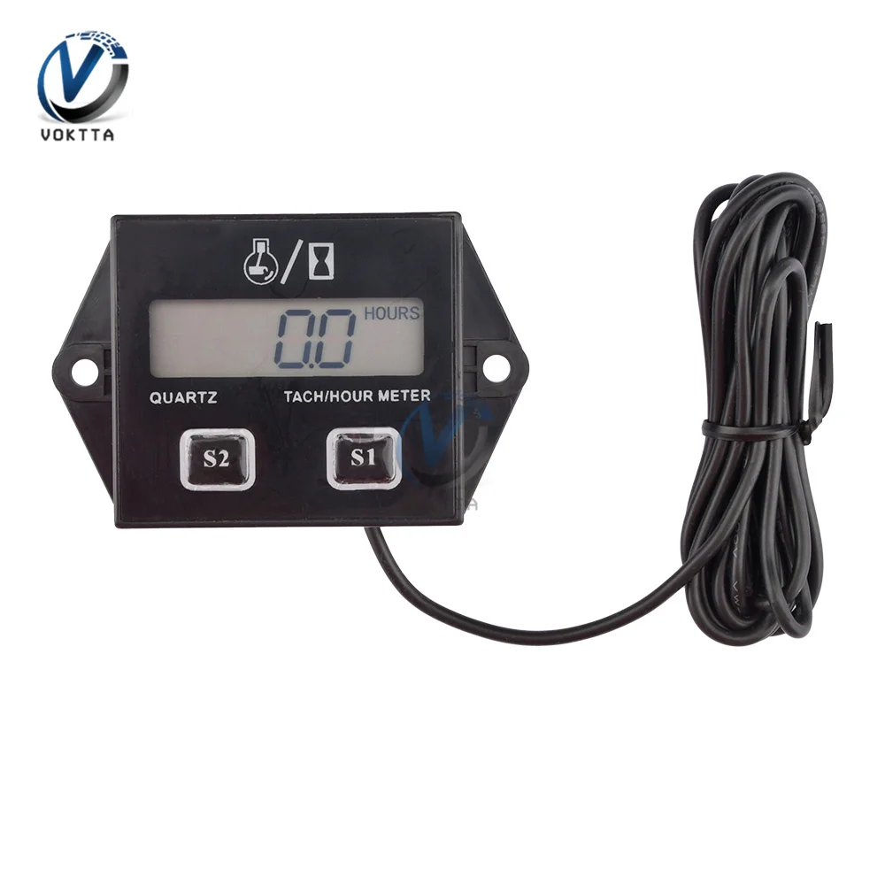 Цифровой тахометр двигателя 3 в, тахометр с ЖК-дисплеем, скорость двигателя мотоцикла, автомобиля, лодки, для бензиновых двигателей 
Цифровой тахометр двигателя 3 в, тахометр с ЖК-дисплеем, скорость двигателя мотоцикла, автомобиля, лодки, для бензиновых двигателей