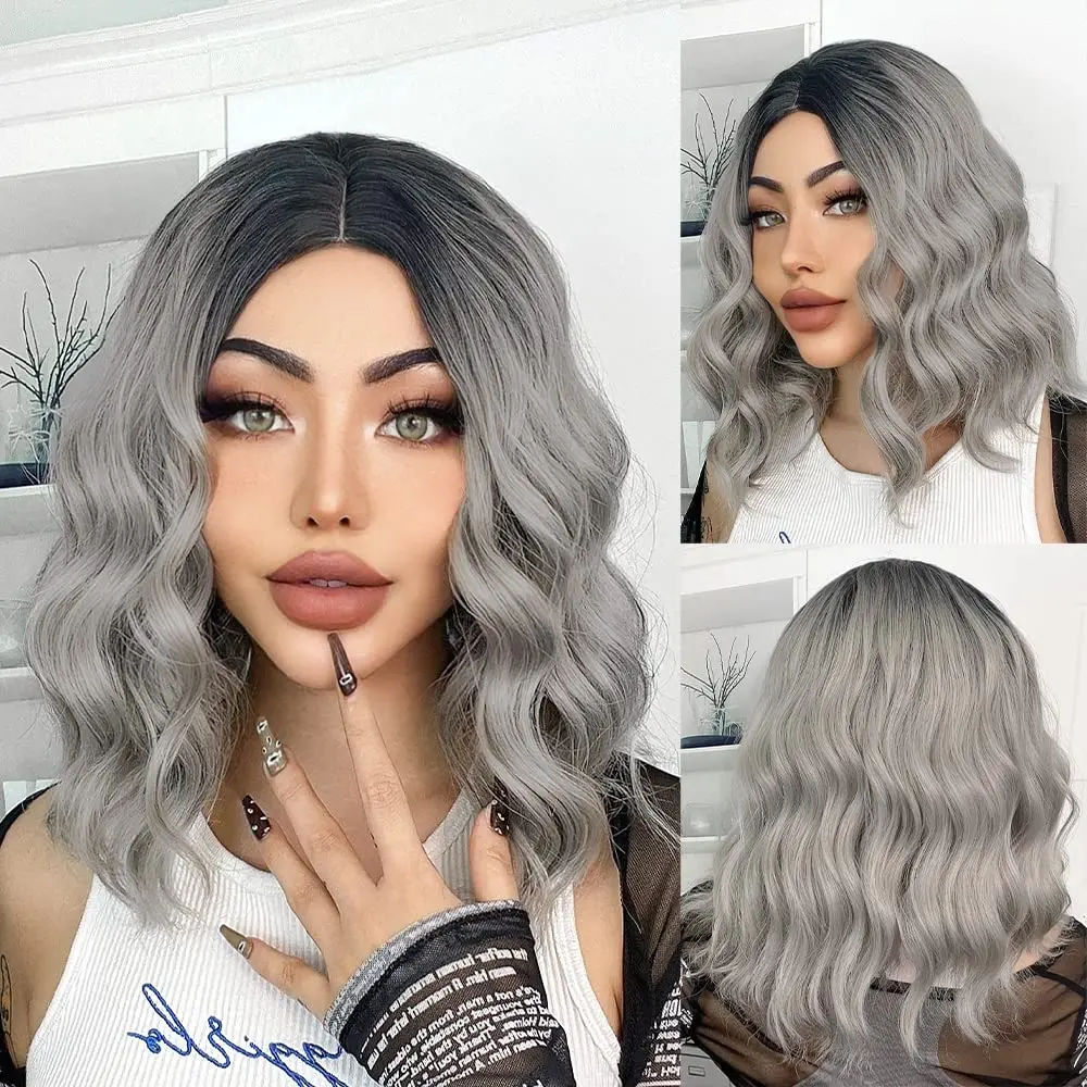 Парик женский, искусственный, серебристо-серый, с эффектом деграде, 14 дюймов, длина до плеч, для ежедневной носки, для вечеринок
Парик женский, искусственный, серебристо-серый, с эффектом деграде, 14 дюймов, длина до плеч, для ежедневной носки, для вечеринок