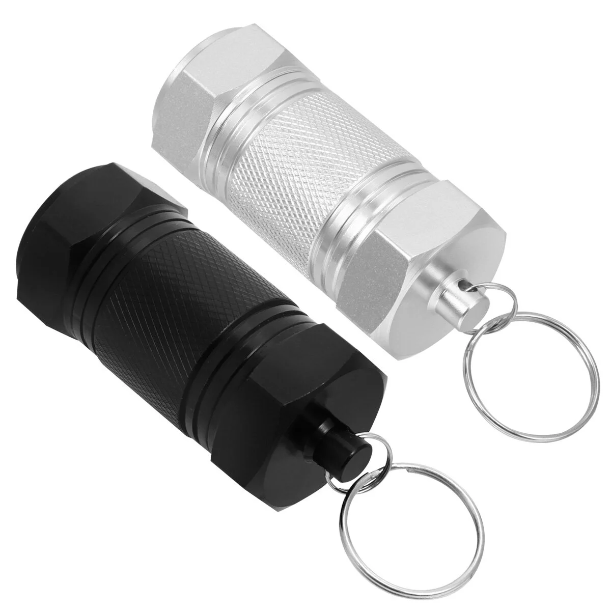 2 шт., водонепроницаемый алюминиевый чехол для ключей
2 шт., водонепроницаемый алюминиевый чехол для ключей