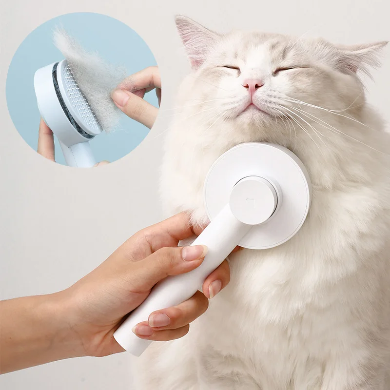 Self Cleaning Slicker Brush for Dog and Cat Removes Undercoat Tangled Hair Massages Particle Pet Comb Improves Circulation
Self Cleaning Slicker Brush for Dog and Cat Removes Undercoat Tangled Hair Massages Particle Pet Comb Improves Circulation