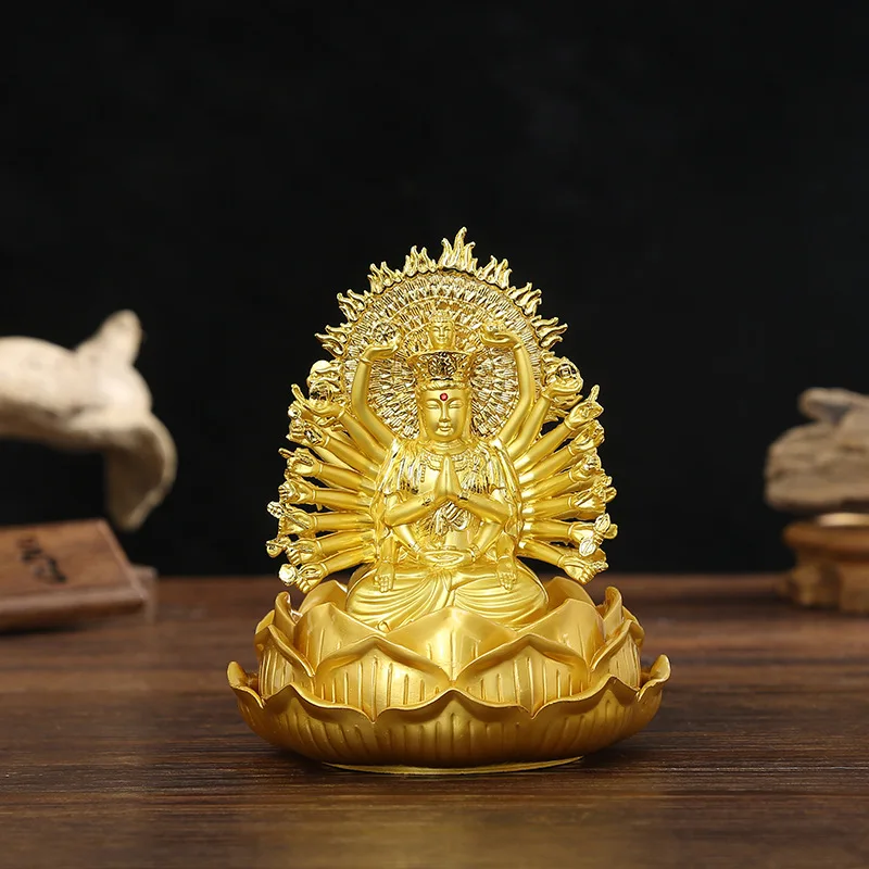 Lucky Buddha Kwan Yin StatueThe Thousand-Hand Bodhisattva Guan Yin Figurine Buddhist Statues Sculptures Car Home Decoration
Lucky Buddha Kwan Yin StatueThe Thousand-Hand Bodhisattva Guan Yin Figurine Buddhist Statues Sculptures Car Home Decoration