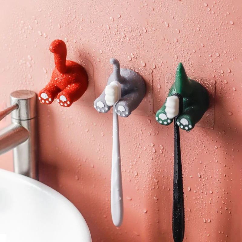 Animal Tail Toothbrush Toothpaste Shelves Wall Rack Storage Holders Hanging Cartoon Children Brush Teeth Bathroom
Animal Tail Toothbrush Toothpaste Shelves Wall Rack Storage Holders Hanging Cartoon Children Brush Teeth Bathroom