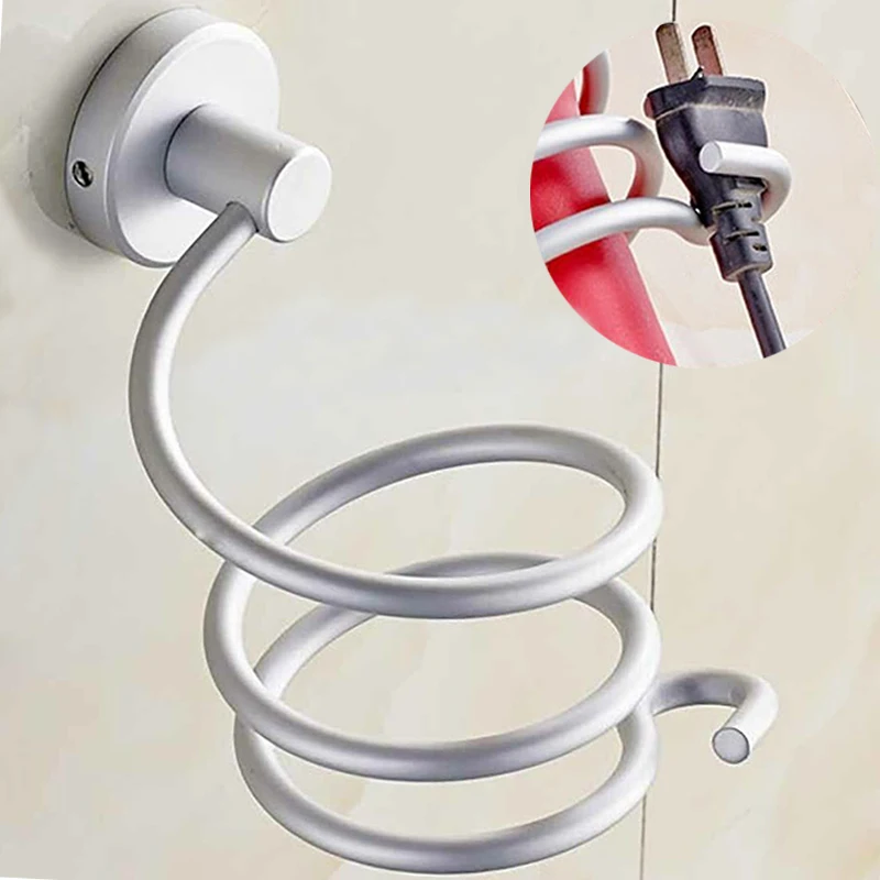 Aluminum Wall Mount Hair Dryer Rack Non-fading Anti-corrosion Bathroom Hair Blower Holder
Aluminum Wall Mount Hair Dryer Rack Non-fading Anti-corrosion Bathroom Hair Blower Holder
