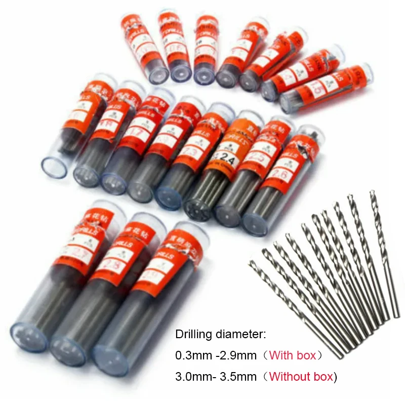 Сверла HSS 0,3-3,5 мм
Сверла HSS 0,3-3,5 мм