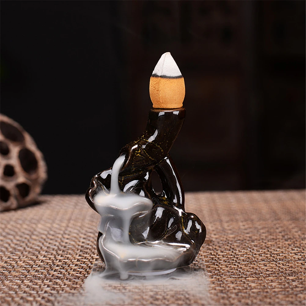 Waterfall Incense Burner Ceramic Backflow Censer Waterfall Retro Incense Burner Buddhist Decoration Burner Home Aromatherapy
Waterfall Incense Burner Ceramic Backflow Censer Waterfall Retro Incense Burner Buddhist Decoration Burner Home Aromatherapy