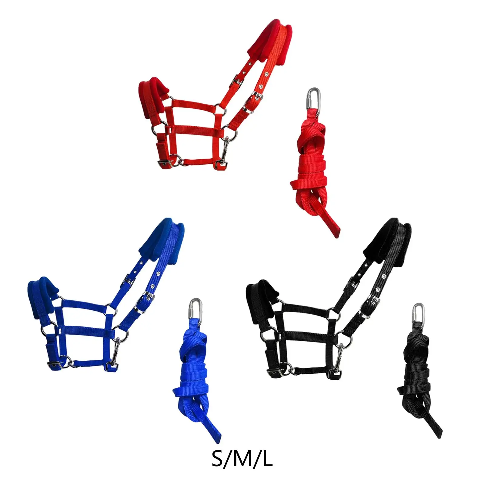 Practical Horse Bridle Rein Halter Headstall Length 3M Thickened Adjustable Webbing Harness Equestrian Gear Horse Riding Rope
Practical Horse Bridle Rein Halter Headstall Length 3M Thickened Adjustable Webbing Harness Equestrian Gear Horse Riding Rope