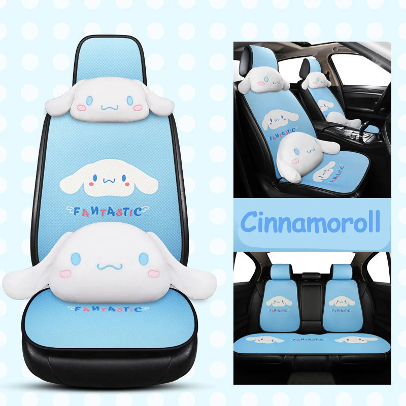 Sanrio Kawaii Cinnamoroll Car Cushion Four Seasons Universal Cartoon Breathable Cushion Cute Girl Soft Comfortable Cushion 
Sanrio Kawaii Cinnamoroll Car Cushion Four Seasons Universal Cartoon Breathable Cushion Cute Girl Soft Comfortable Cushion