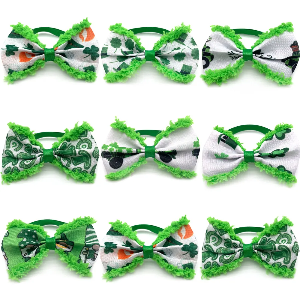 30/50pcs ST Patrick's Day Dog Bow Tie Pet Collars Supplies Dog Bow Tie Handmade Adjustable Dogs Ties Dog Grooming Accessories
30/50pcs ST Patrick's Day Dog Bow Tie Pet Collars Supplies Dog Bow Tie Handmade Adjustable Dogs Ties Dog Grooming Accessories