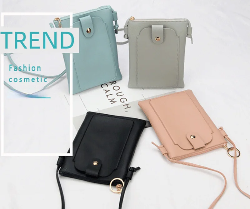High Quality Coin Purse Solid Color PU Waterproof Mobile Phone Bag Shoulder Messenger Ladies Storage Bag Fast Wholesale
High Quality Coin Purse Solid Color PU Waterproof Mobile Phone Bag Shoulder Messenger Ladies Storage Bag Fast Wholesale