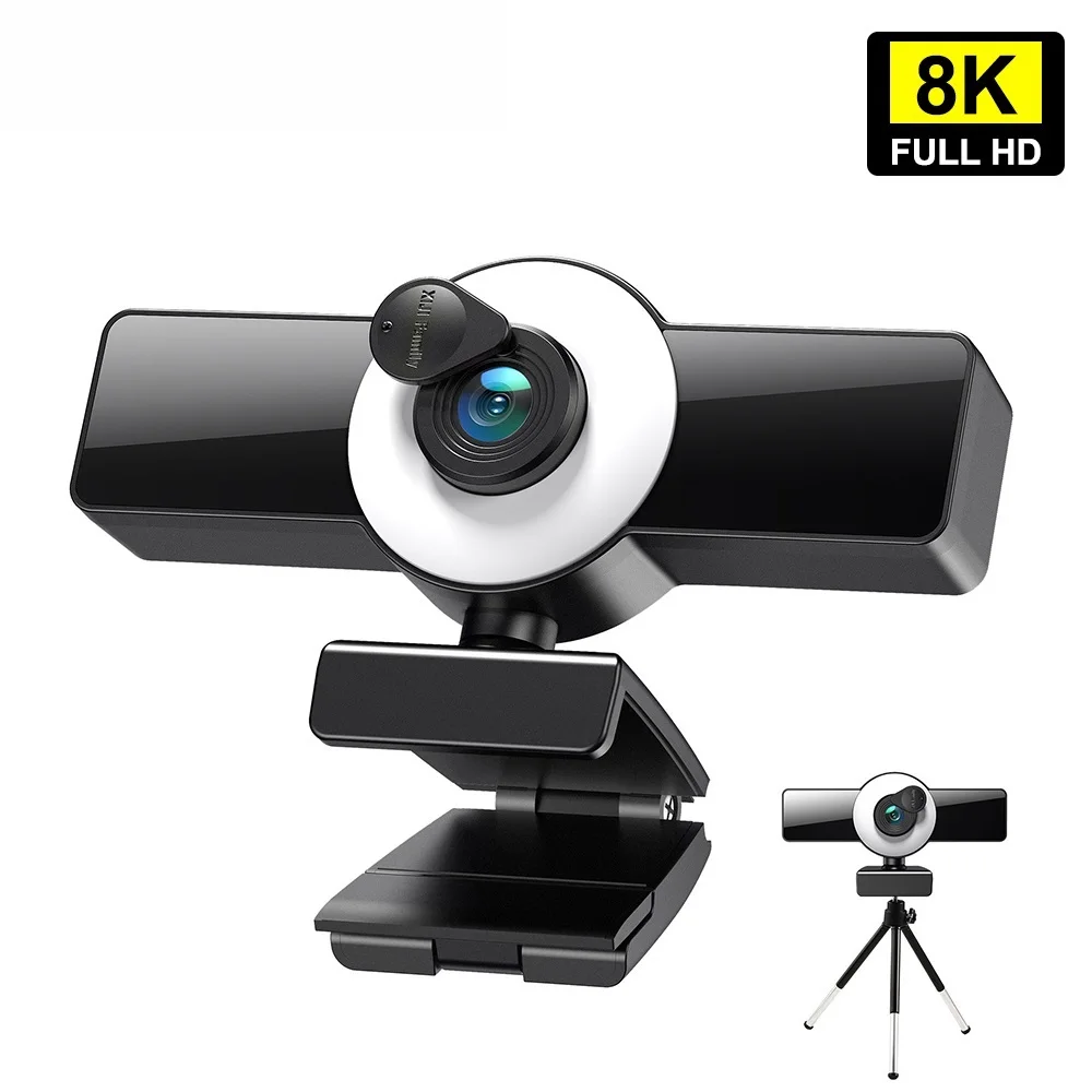 2022 новая реальная веб-камера 4K 8K веб-камера с светодиодный фоном светодиодная заполняющая подсветка мини-камера для потоковой передачи вид...
2022 новая реальная веб-камера 4K 8K веб-камера с светодиодный фоном светодиодная заполняющая подсветка мини-камера для потоковой передачи вид...