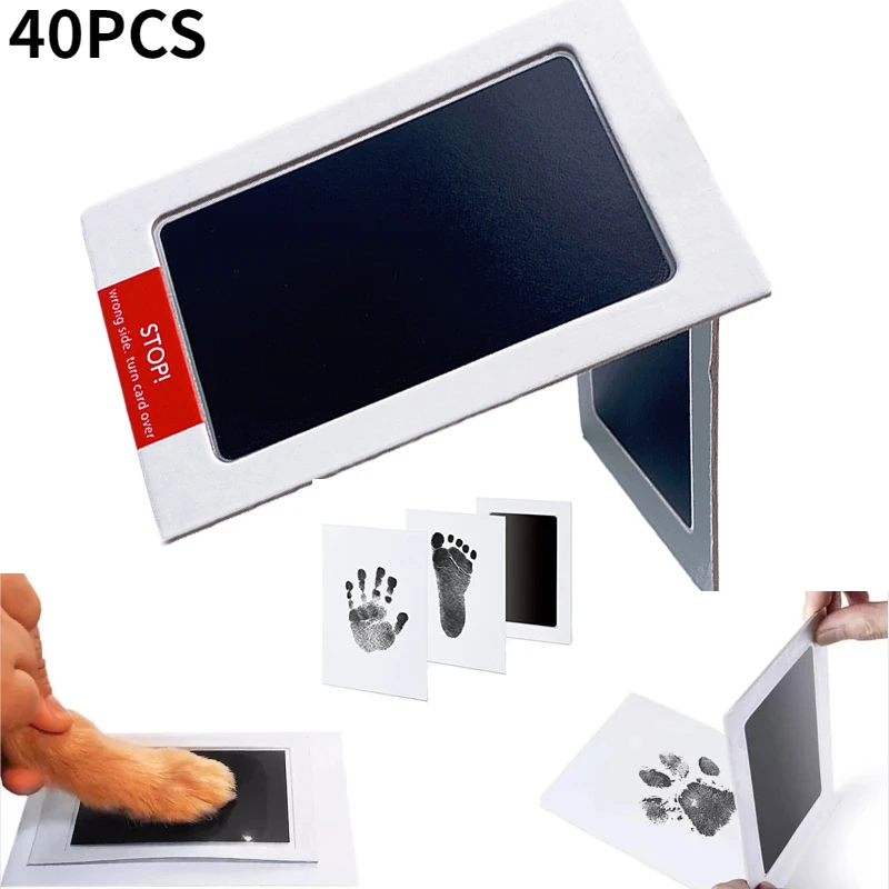 40PCS Wholesale Newborn Baby Footprints Handprint Ink Pads Kits for DIY Photo Frame Accessories Pet Dog Paw Prints Souvenir
40PCS Wholesale Newborn Baby Footprints Handprint Ink Pads Kits for DIY Photo Frame Accessories Pet Dog Paw Prints Souvenir