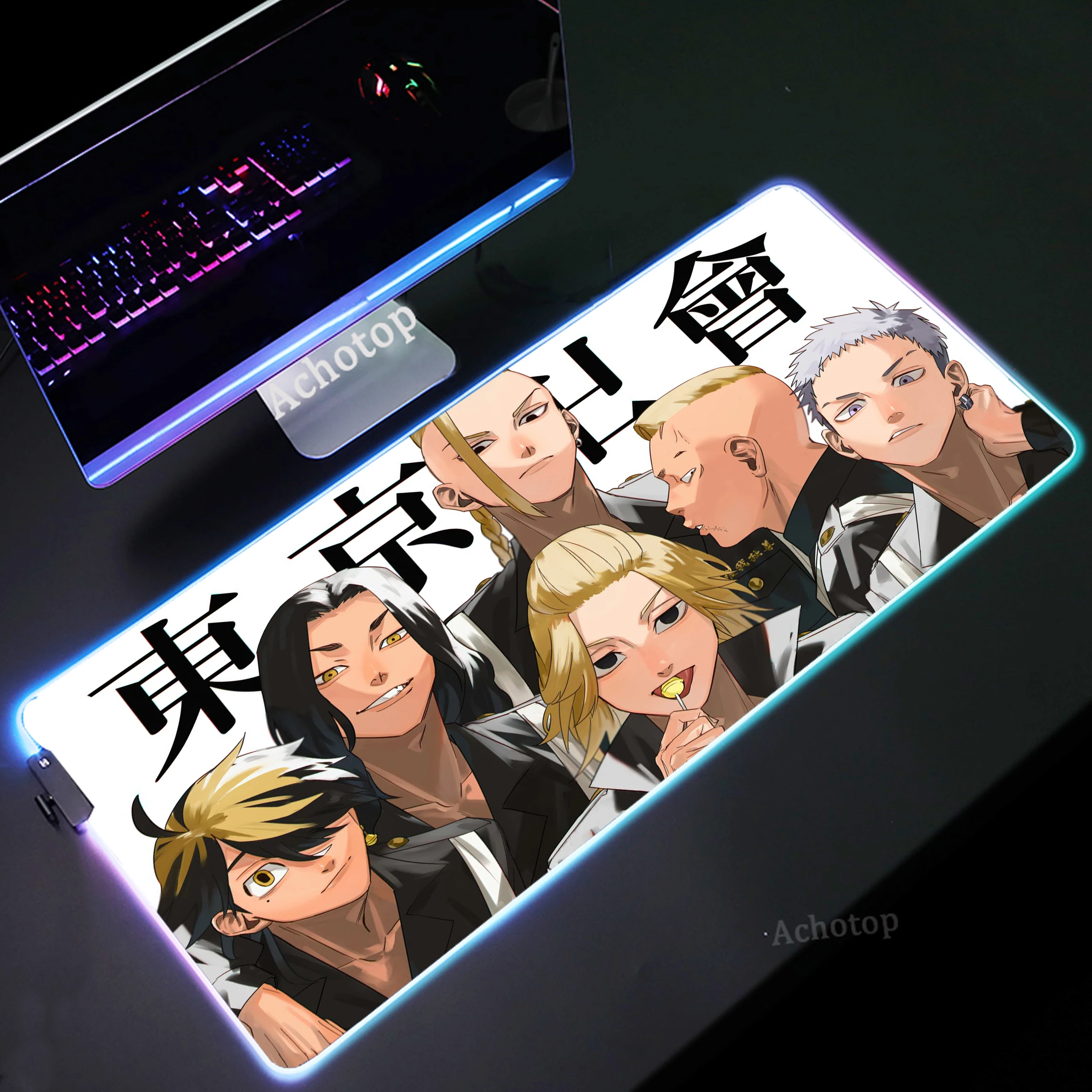 RGB Gamer Mousepad Large Gaming Mouse Pad Tokyo Revengers LED Computer Keyboard Pads Locking Edge Rubber Mouse Mat XXXL Desk Mat 
RGB Gamer Mousepad Large Gaming Mouse Pad Tokyo Revengers LED Computer Keyboard Pads Locking Edge Rubber Mouse Mat XXXL Desk Mat