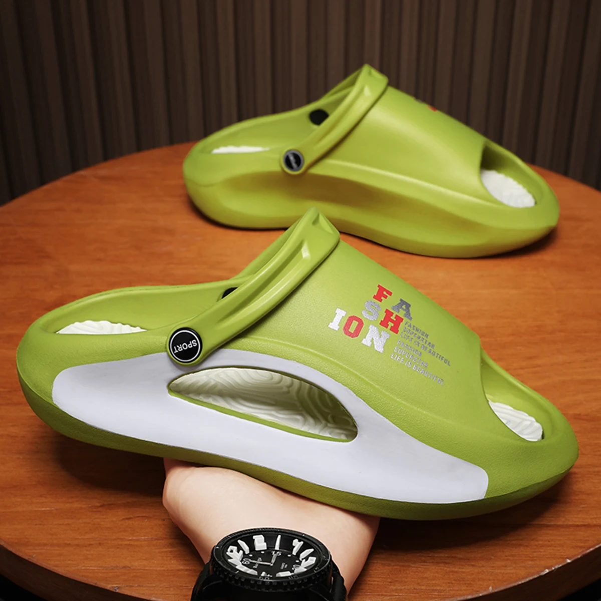 2023 Summer Men's Super Soft Super Fire Non-slip New Beach Slippers Wear-resistant Trendy Fashion All-match Comfort Summer Main
2023 Summer Men's Super Soft Super Fire Non-slip New Beach Slippers Wear-resistant Trendy Fashion All-match Comfort Summer Main
