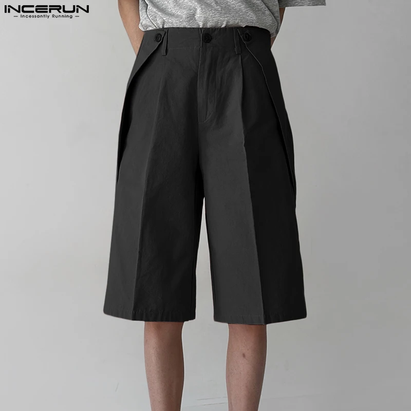 INCERUN Men Shorts Solid Color Button Joggers Streetwear Loose Casual Men Bottoms Summer 2023 Korean Style Fashion Shorts S-5XL
INCERUN Men Shorts Solid Color Button Joggers Streetwear Loose Casual Men Bottoms Summer 2023 Korean Style Fashion Shorts S-5XL