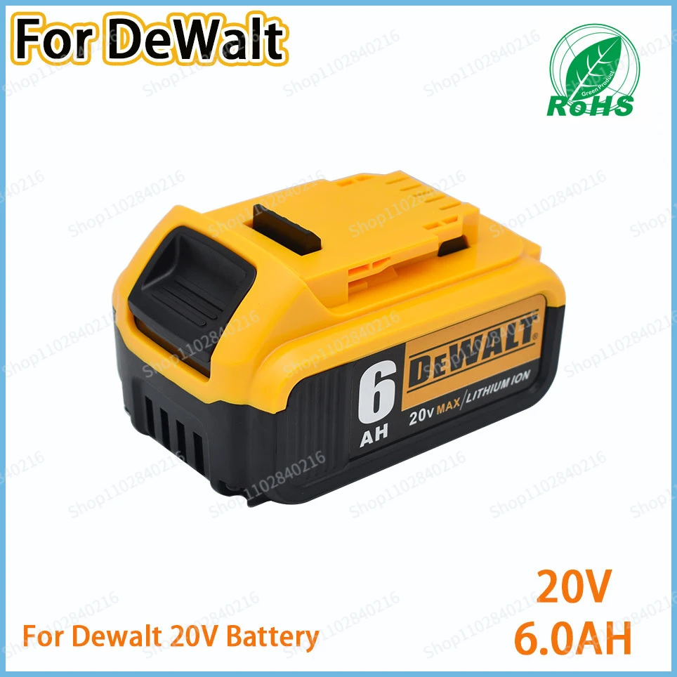 DeWalt 100% original 20V 6000mAh rechargeable power tool battery, 18650 lithium battery DCB205 DCB204-2 20V DCB206
DeWalt 100% original 20V 6000mAh rechargeable power tool battery, 18650 lithium battery DCB205 DCB204-2 20V DCB206