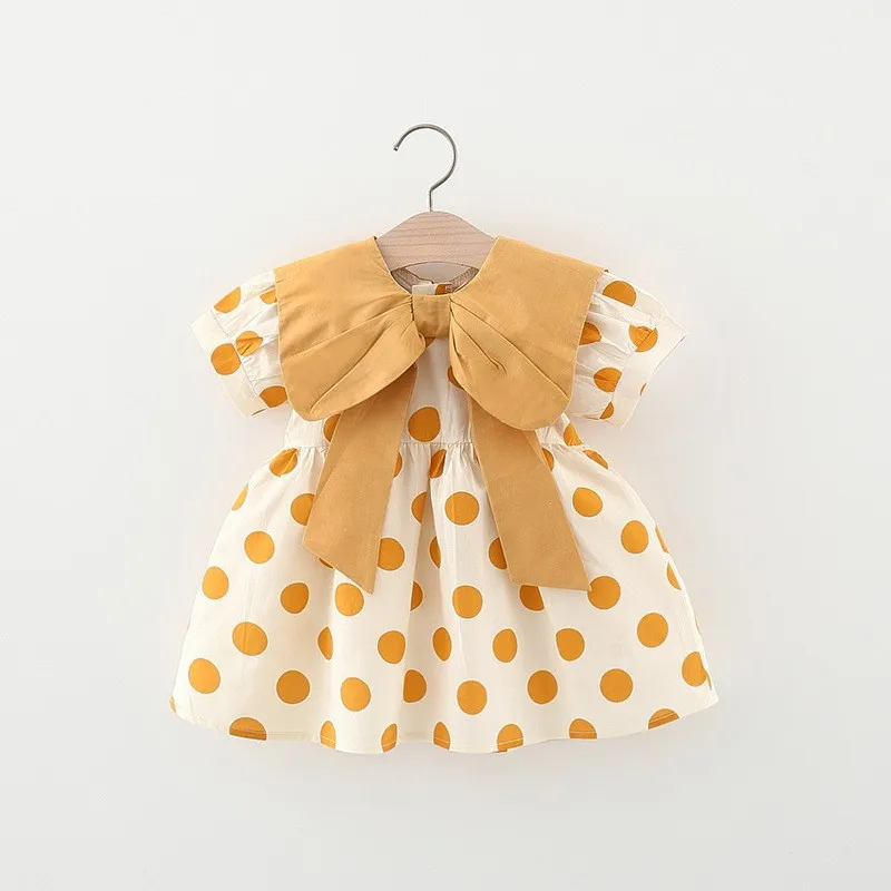 Sweet Baby Girl Dress Dot Bowknot Short Sleeve O-Neck Princess Dresses Birthday Party Outfit Summer Toddler Girl Clothes
Sweet Baby Girl Dress Dot Bowknot Short Sleeve O-Neck Princess Dresses Birthday Party Outfit Summer Toddler Girl Clothes