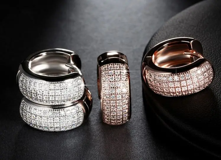 ANGLANG Fashion Women Drop Dangle Huggie Hoop Earrings Micro Paved CZ Anniversary Birthday Fine Gift Daily Accessory
ANGLANG Fashion Women Drop Dangle Huggie Hoop Earrings Micro Paved CZ Anniversary Birthday Fine Gift Daily Accessory