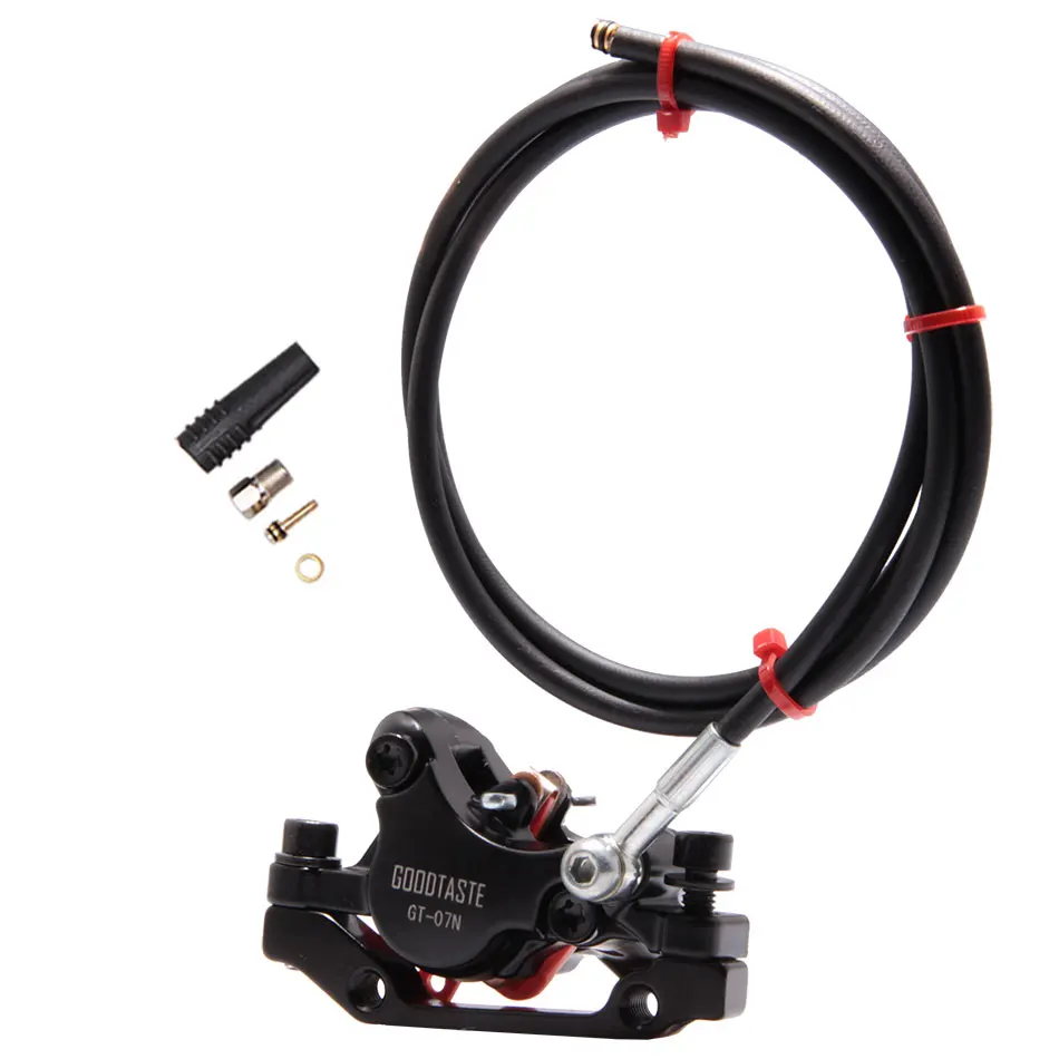 Goodtaste GT07N Right disc Front caliper Base 160 140 Hydraulic brake lower pump Electric scooter bike Custom tubing length 1100
Goodtaste GT07N Right disc Front caliper Base 160 140 Hydraulic brake lower pump Electric scooter bike Custom tubing length 1100