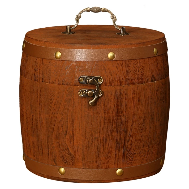 Bean Container Wooden Barrel Canister Storage Caddy Storage Accessories Durable
Bean Container Wooden Barrel Canister Storage Caddy Storage Accessories Durable