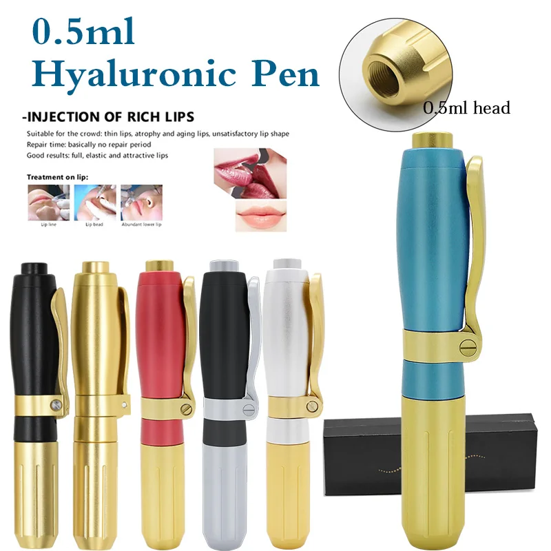 0.5ML Adjustable Hyaluronic Pen Atomizer gun Hyaluron pen High Pressured meso acid gun for Wrinkle Removal Lip Filler Anti-aging
0.5ML Adjustable Hyaluronic Pen Atomizer gun Hyaluron pen High Pressured meso acid gun for Wrinkle Removal Lip Filler Anti-aging